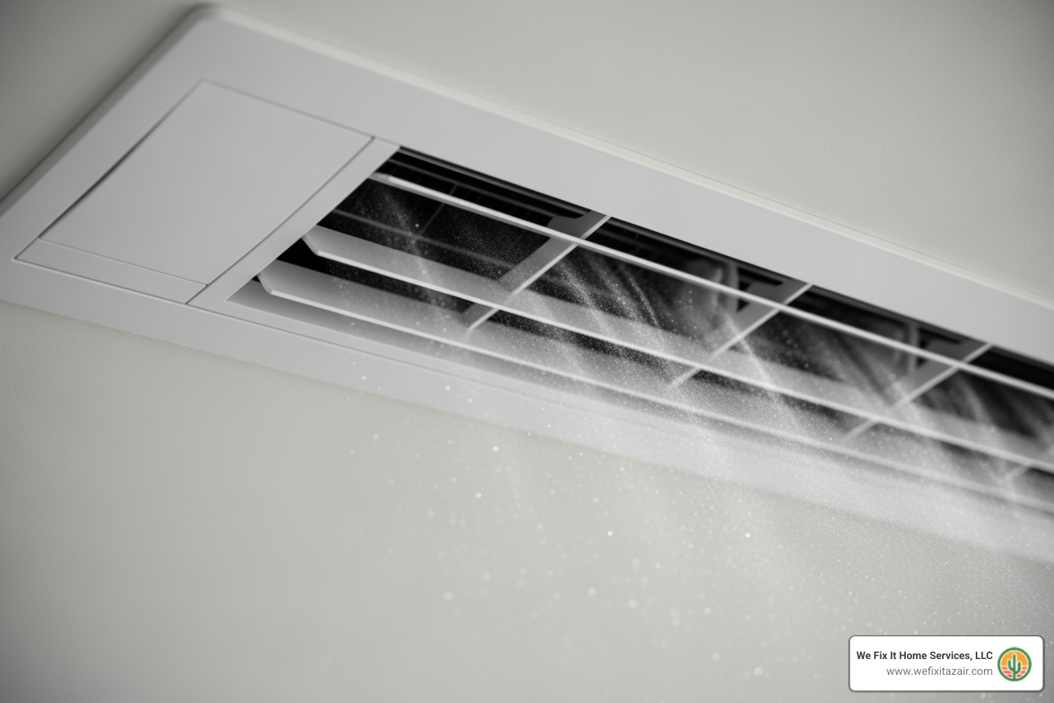 clean air flowing from a vent - AC maintenance Phoenix