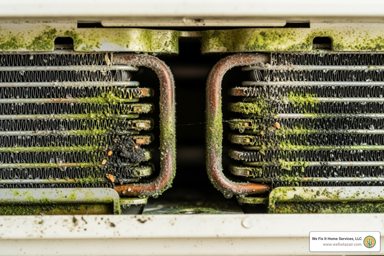 Dirty, moldy evaporator coil - AC smells bad