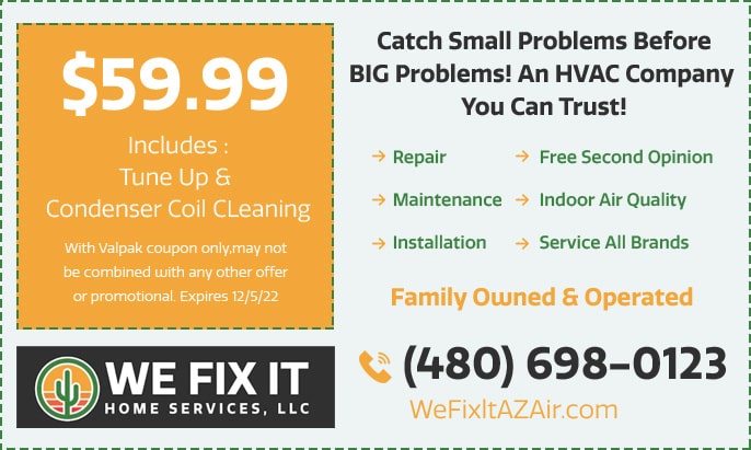 HVAC Promotions In San Tan Valley, AZ | We Fix It Home Services